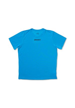 Brooks, DASH COOLING SHORT SLEEVE - T-shirt print - cyber blue