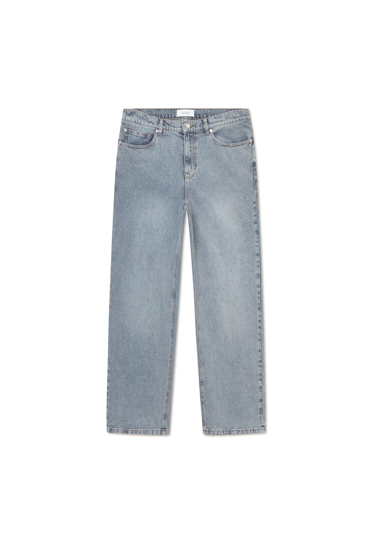 Les Deux Wijde jeans blauw denim/bluedenim