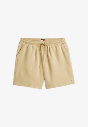 Beežist puuvillast lühikesed püksid elastse vöökoha, tõmbluku ja kahe küljetaskuga. Alumine vasak külg on varustatud väikese logotagiga.