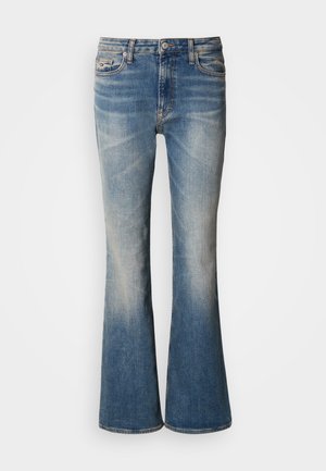 Tommy Jeans CLEO - Bootcut piegriezuma džinsi - denim dark