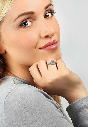 CHRIST ZIRKONIA - Ring - silberfarben