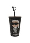 IKON RHINESTONE TO-GO CUP - Cantimplora - black