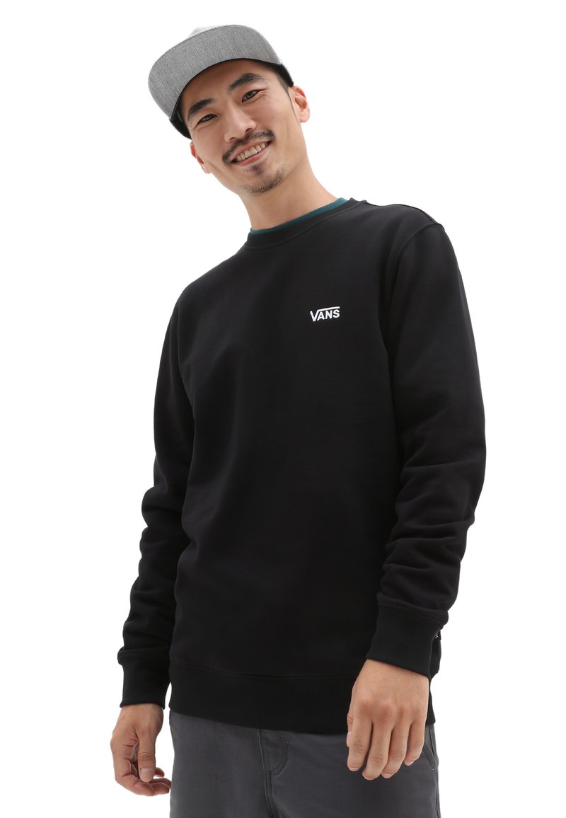 Vans - CORE CREW - Collegepaita - black, Suurenna