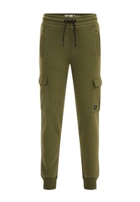 WE Fashion SALTY DOG - Teplákové kalhoty - green