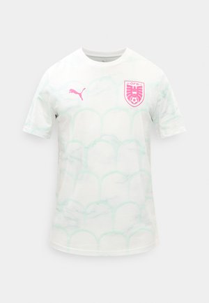 Puma, AUSTRIA ÖFB FTBLCULTURE TEE - Dresy národného tímu - white/modern mint
