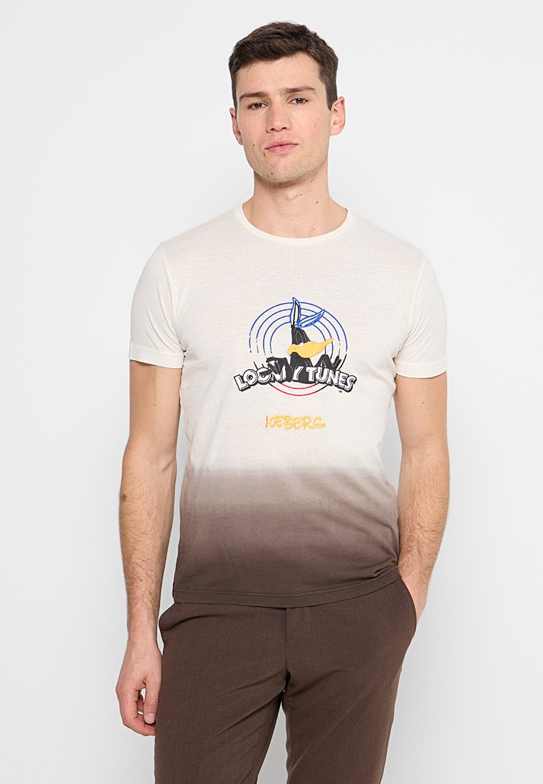 Iceberg T-shirt print meerkleurig