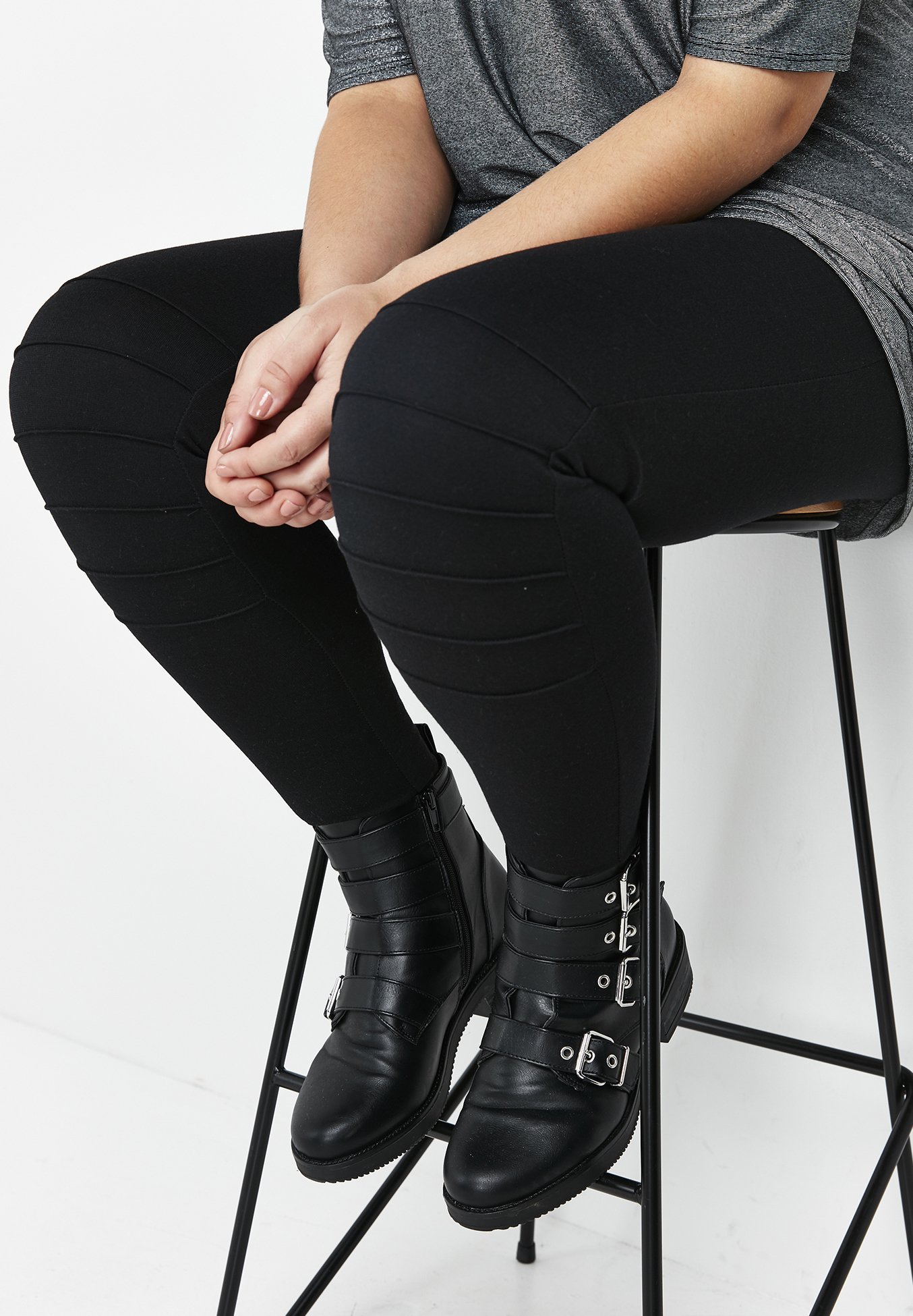 evans black leggings