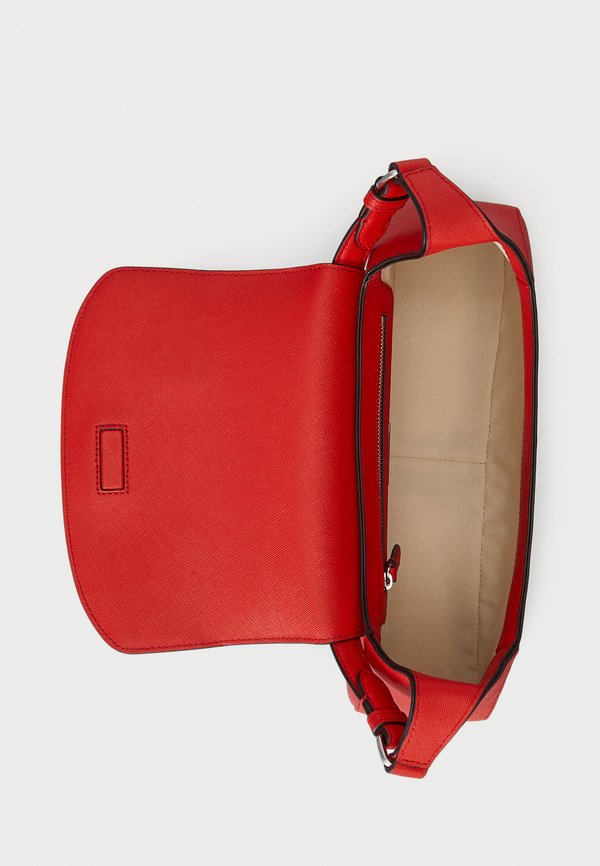 CROSSHATCH MEDIUM SCHYLAR SHOULDER BAG - Handbag - bright vermillion3