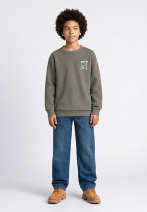 Petrol Industries, GRAPHIC PRINT SWEATER IRONHILL - Sweater - beluga