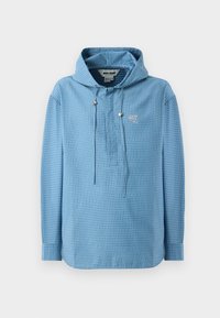 HOODED OVERSIZED - Shirt - blue