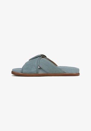 Ciabattine - coastal blue suede