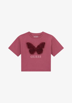 LOGO VERZIERUNG - T-Shirt print - rose