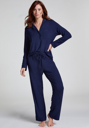 Hunkemöller ESSENTIAL - Pyjama bottoms - blue