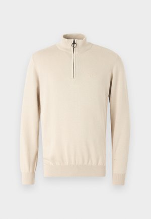 Barbour, HALF ZIP KNITTED JUMPER - Jumper - mist