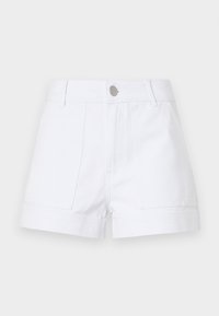 VIXENIA SHORTS - Lühikesed teksad - white denim