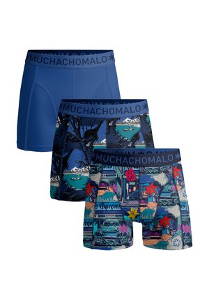 3-PACK  BOXER SHORTS URBEX JUNGLE - Boxerkalsong - print print blue