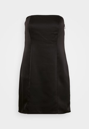 Pieces, PCDOLLY BANDEAU BOW DRESS - Коктейлна рокля/Парти рокля - black