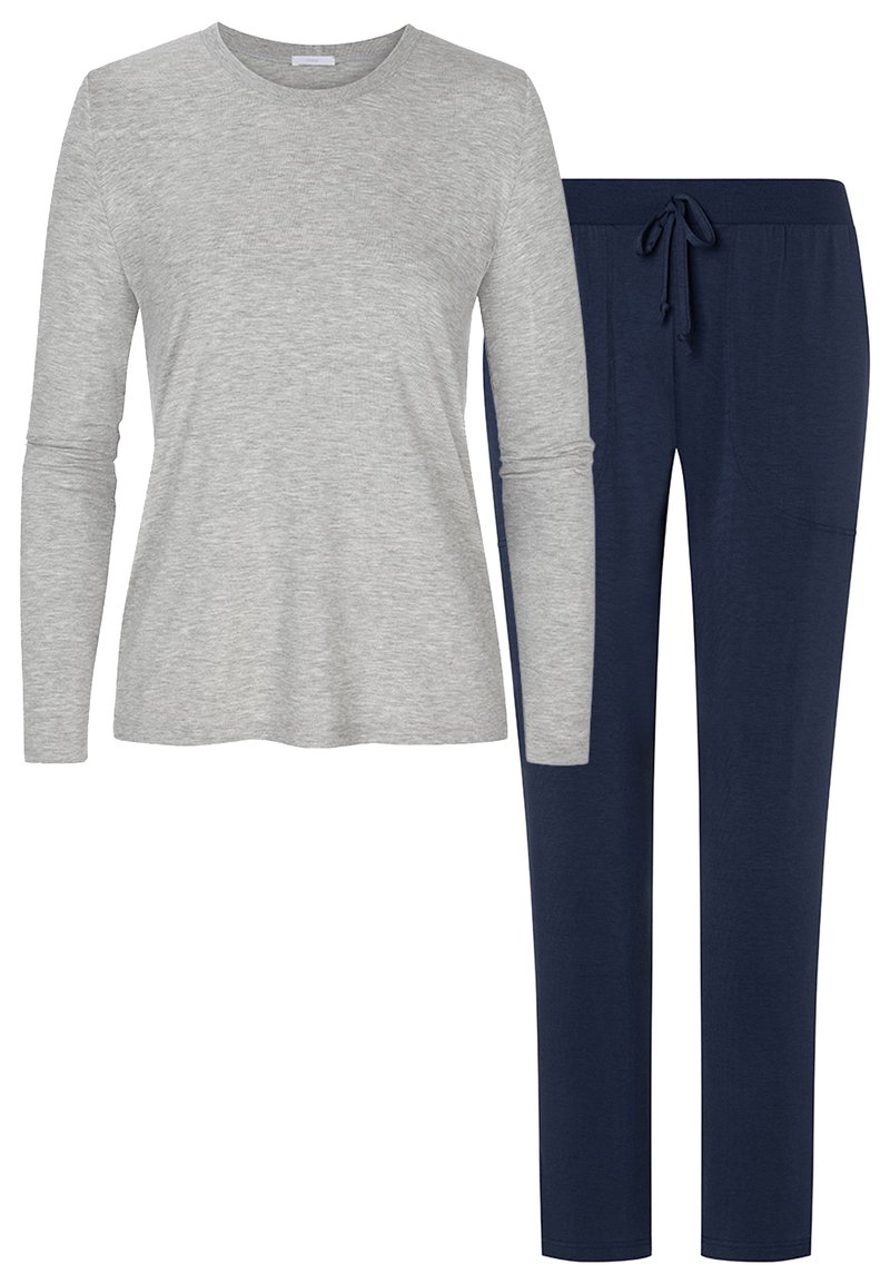 Damen Nachthemden | mey SET Pyjama true blue grey melange/blau - FF97507 Damen Nachthemden | mey SET Pyjama true blue grey melange/blau - FF97507
