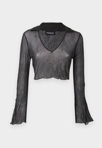 BELL SLEEVES - Tops ar garām piedurknēm - black