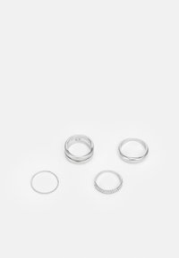 ALDO KAEMETH 4 PACK - Gyűrű - silver-coloured/clear/multi-coloured