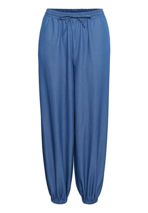 Kaffe, KAANNALINE PANTS - Pantalon classique - medium blue chambray