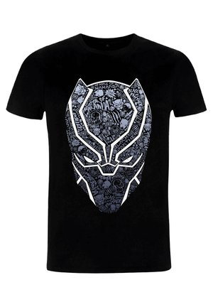 AVENGERS CLASSIC PANTHER ICON FILL UNISEX - Print T-shirt - black