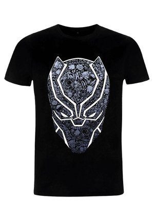 Marvel AVENGERS CLASSIC PANTHER ICON FILL UNISEX - T-shirt print - black