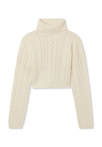 Terranova CROP DOLCEVITA CON TRECCE
 - Maglione - bianco lana