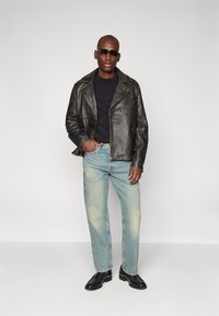 Samsøe Samsøe EDDIE - Straight leg jeans - grime