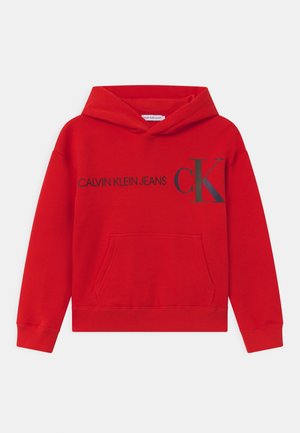 REFLECTIVE LOGO HOODIE - Hoodie - red