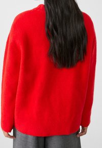 Stradivarius Strickpullover - red