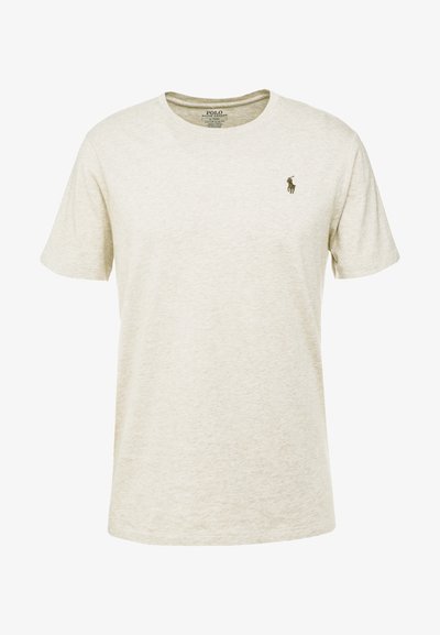 Polo Ralph Lauren CUSTOM SLIM FIT JERSEY CREWNECK T-SHIRT - T-shirt básica - expedition dune