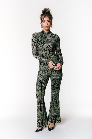 MULTI FLOCK PANTS - Pantaloni - multi-coloured