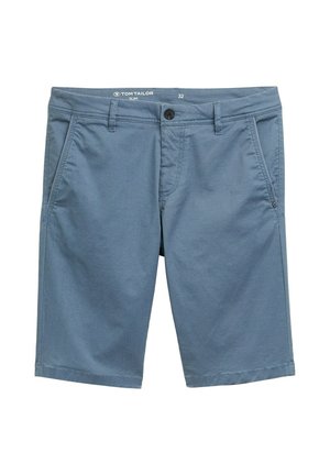 TOM TAILOR Shorts - blue triangle print