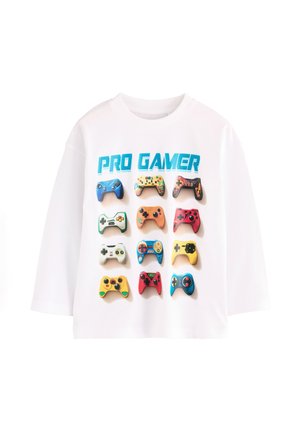 REGULAR FIT  - Long sleeved top - white gamer