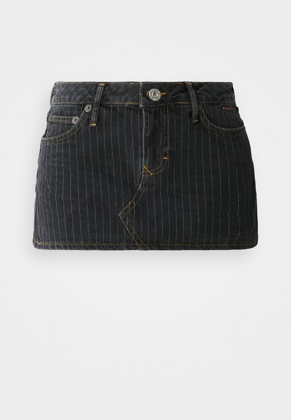 ULTRA MINI 5 POCKET - Denim skirt - denim pinstipe3