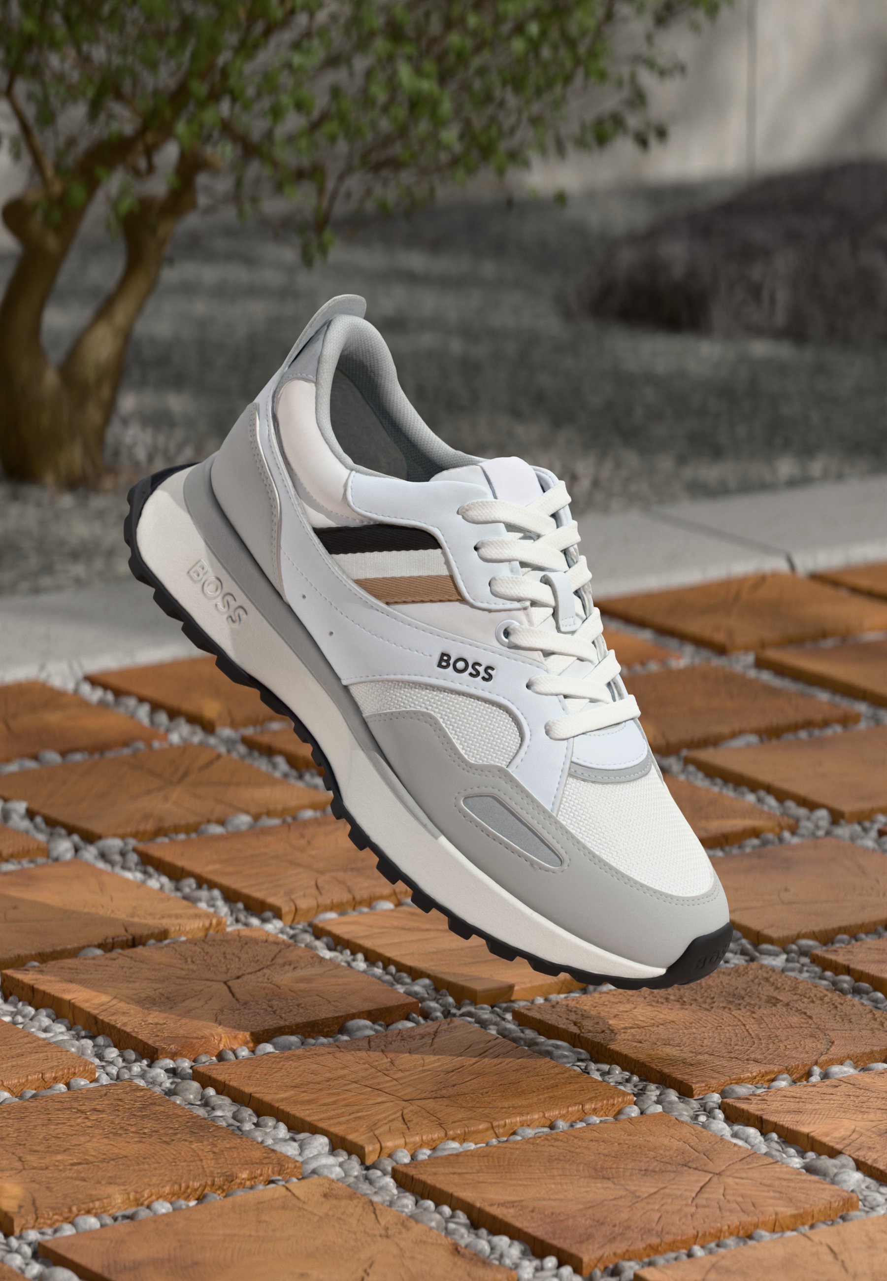BOSS ランニングスタイルスニーカー JONAH_RUNN_MX_N BOSS ランニングスタイルスニーカー JONAH_RUNN_MX_N (Hugo Boss