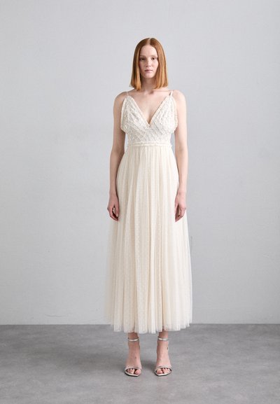 Needle & Thread HEART LATTICE BODICE CAMI ANKLE GOWN EXCLUSIVE - Robe de cocktail - cream