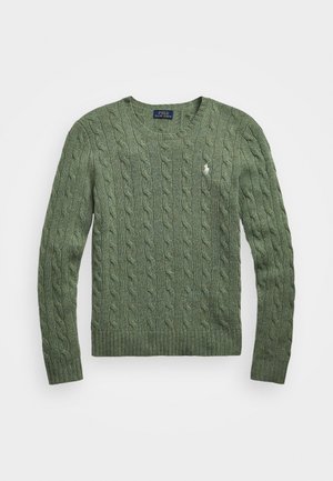 Trui - mottled green