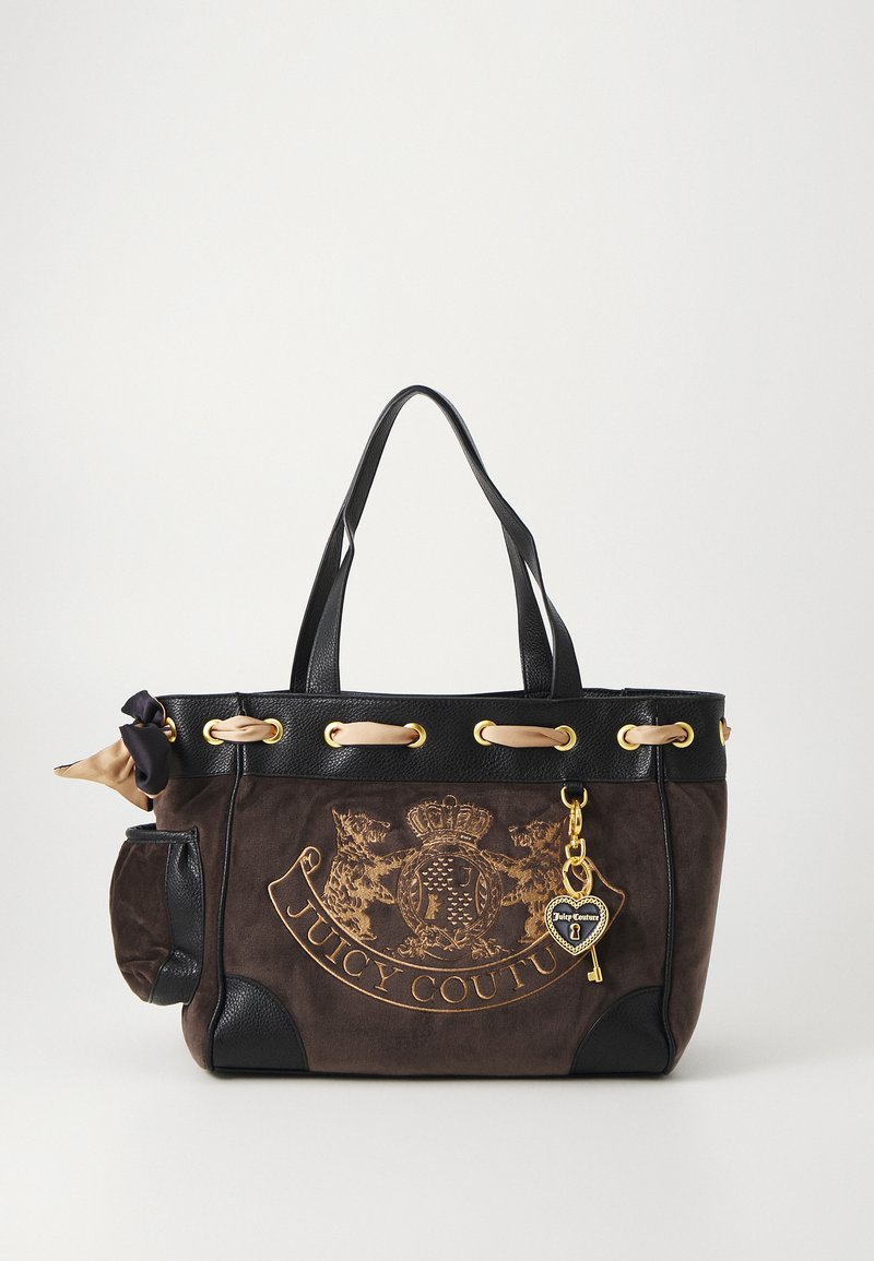 Juicy Couture DUOBLE HAND UNISEX - Borsa a mano - chocolate