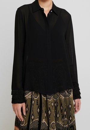 Overhemdblouse - black