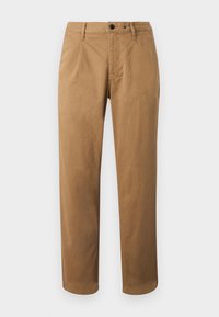 EVAN PLEATED - Chinos - bark