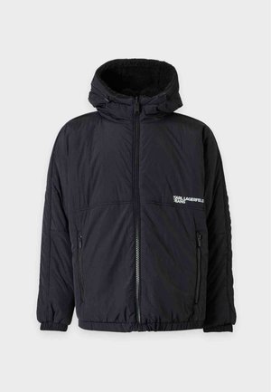 Karl Lagerfeld Jeans, KLJ REVERSIBLE LOGO JACKET - Zimná bunda - black