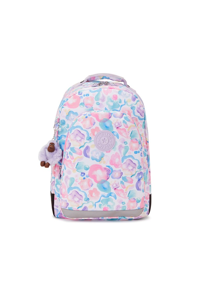 Kipling CLASS ROOM - Zainetto - aqua flowers