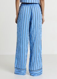 Calliope A RIGHE - Stoffhose - var celeste scuro