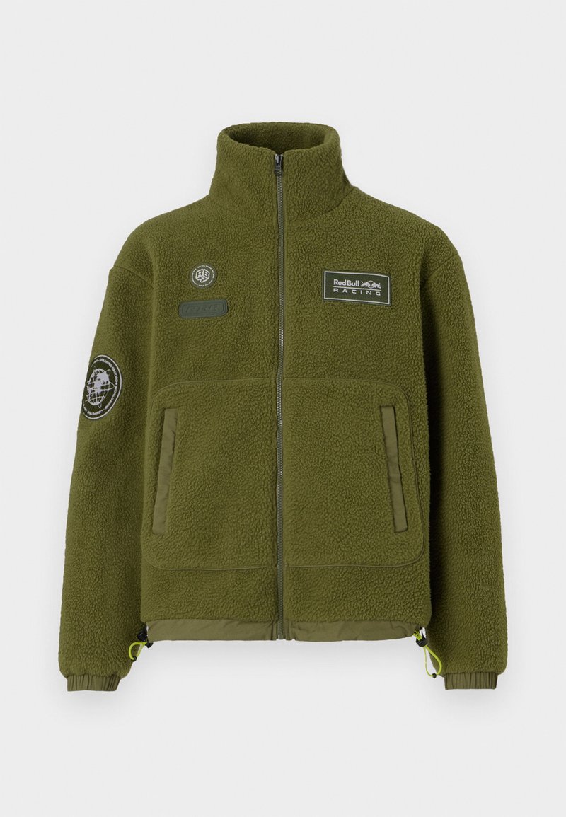 Red Bull Racing x Pepe Jeans Fleecejas olijfgroen Red Bull Racing x Pepe Jeans Fleecejas olijfgroen