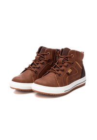 XTI Botines con cordones - camel
