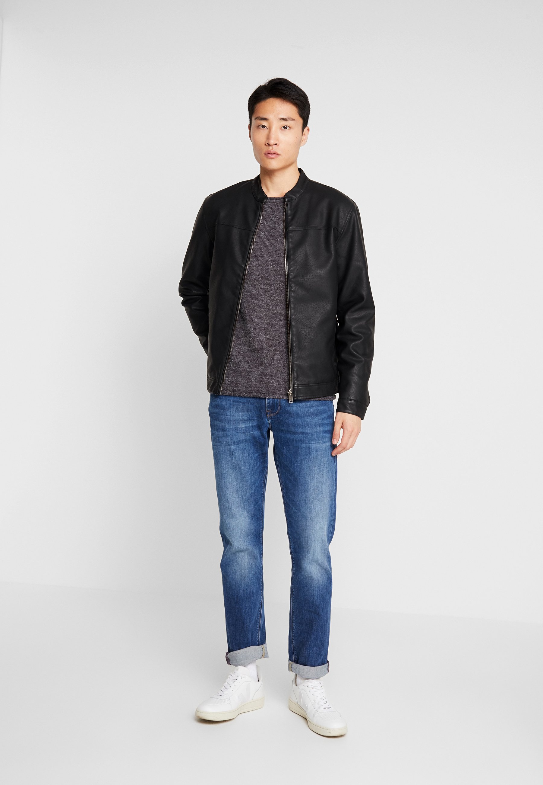 Solid JACKET DORBAN Skinnjacka black Zalando.se Solid JACKET DORBAN Skinnjacka black Zalando.se