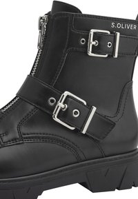 s.Oliver Classic ankle boots - black
