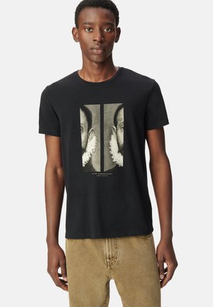 VISUAL FACE - T-shirt con stampa - noir